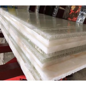 Sandwich panel for stone